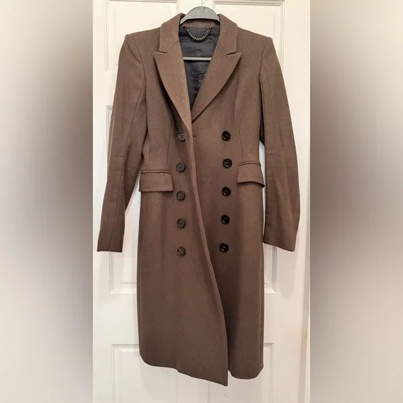 Burberry Brown Double-Breasted Trench Coat size 42 US 8 - Picture 5 of 11